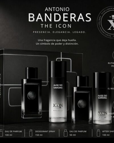 Estuche Antonio Banderas Icon Hombre EDP 2Pz Perfume 100ml / Desodorante 150ml