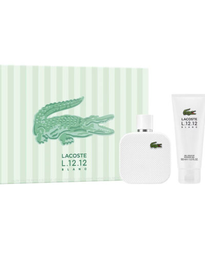 Estuche Lacoste Blanc L12 3Pz Perfume + Mini + Shower Gel
