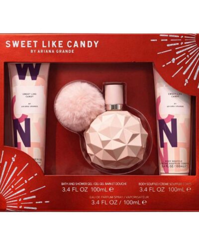 Estuche Ariana Grande Sweet like Candy Mujer EDP 3Pz Perfume 100ml/Shower gel 100ml/Crema 100ml