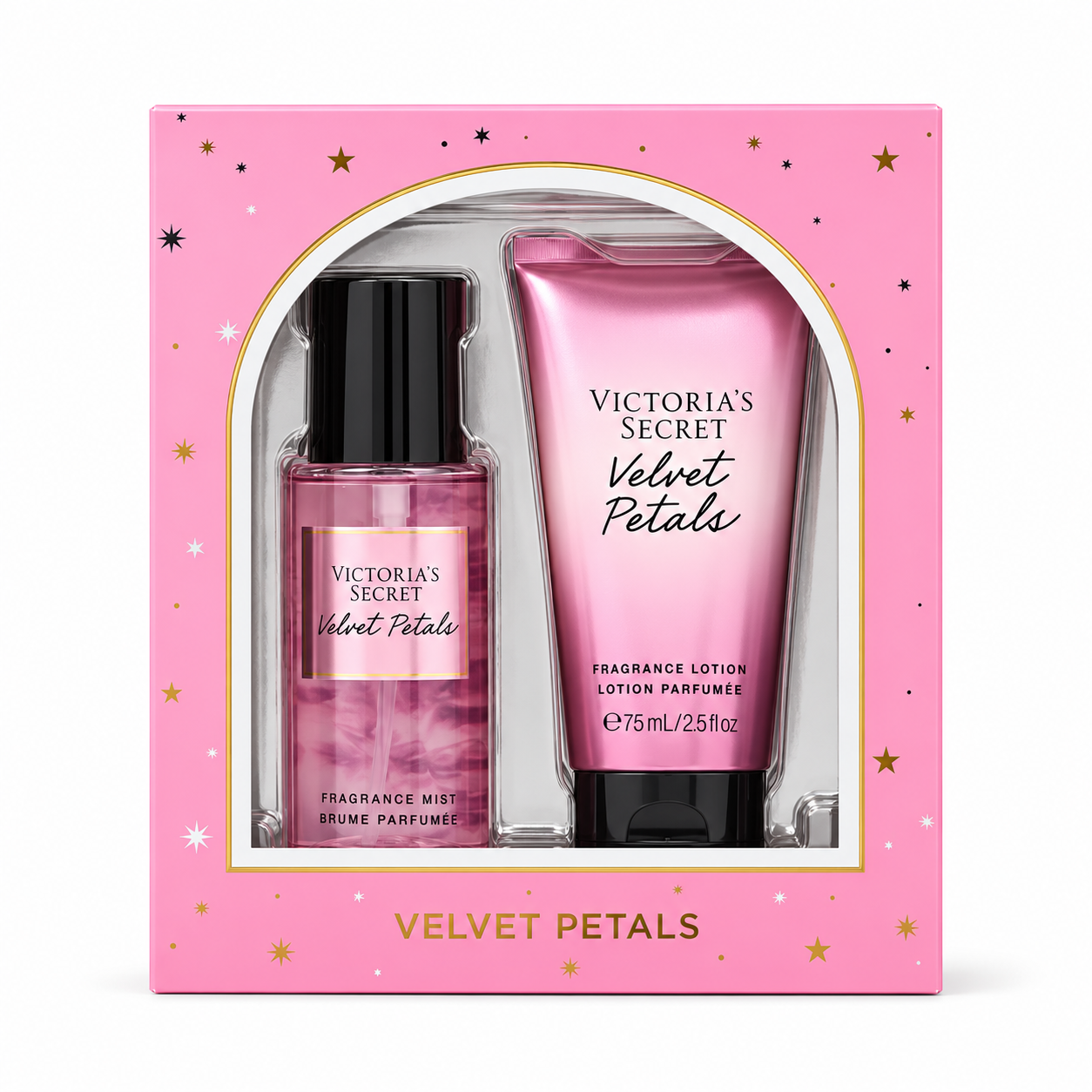 Estuche Victoria Secret Velvet Petals Mujer 2Pz Splash Mist75ml / Body Lotion 75ml - Imagen 2