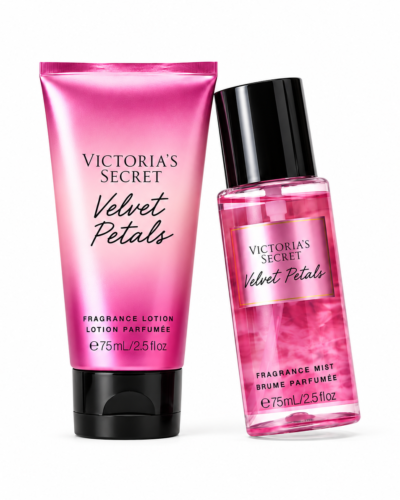 Estuche Victoria Secret Velvet Petals Mujer 2Pz Splash Mist75ml / Body Lotion 75ml