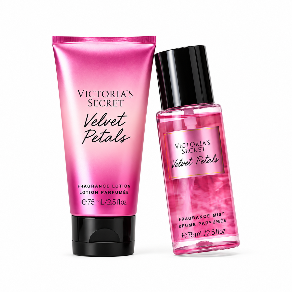 Estuche Victoria Secret Velvet Petals Mujer 2Pz Splash Mist75ml / Body Lotion 75ml - Imagen 1