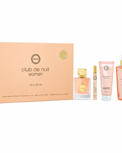 Estuche Armaf Club de Nuit Mujer By Armaf EDP 4Pz Perfume 105ml / Crema / Aerosol / Splash Mist