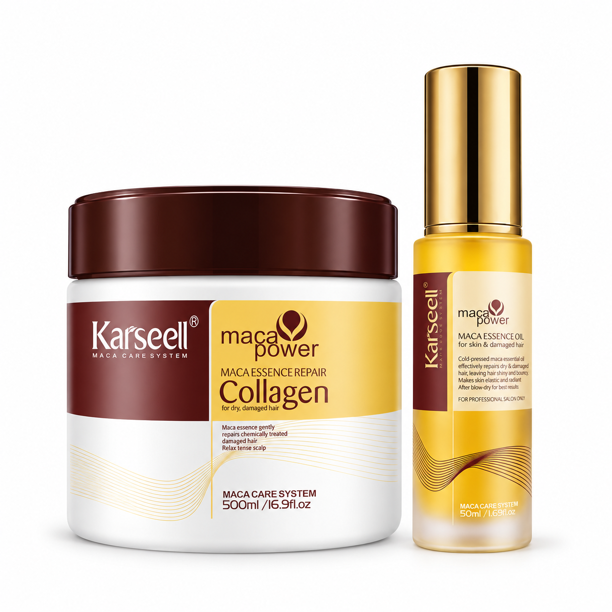 Estuche Karseell Maca Essence Duo 2Pz Crema + Gotas - Imagen 1