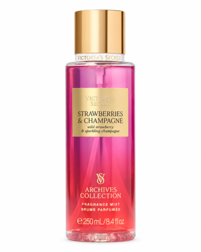 BODY VICTORIA SECRET STRAWBERRIES CHAMPAGNE 236ML