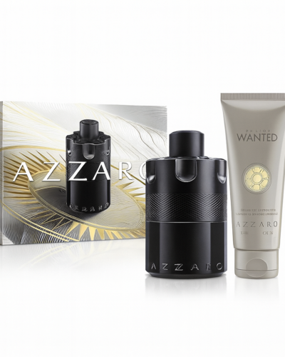 Estuche Azzaro The Most Wanted Intense Hombre EDP 3pz Perfume 100ml / Perfume Mini 10ml / Gel De Ducha