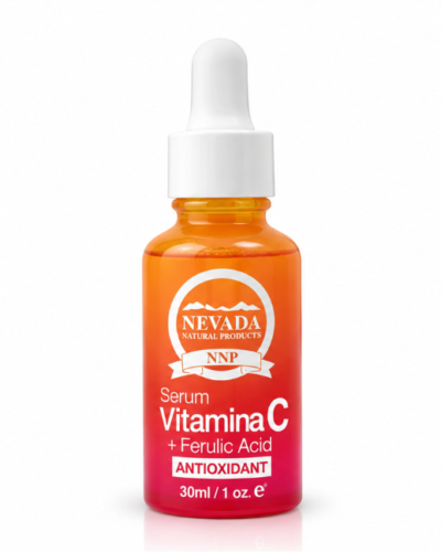 NEVADA SERUM FACIAL RENUEVA ,REGENERA Y PROTEGE VIT.C Y ACID.FERÚLICO 30ML