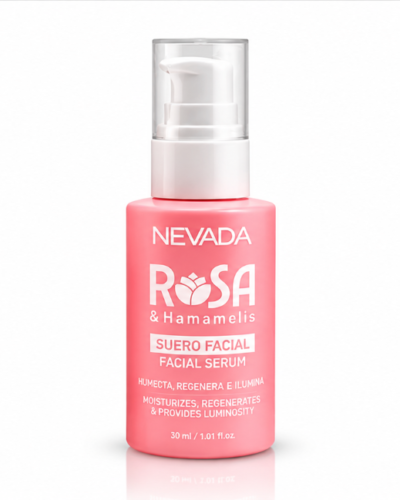 NEVADA SERUM FACIAL HUMECTA,REGENERA E ILUMINA ROSA Y HAMAMELIS 30ML