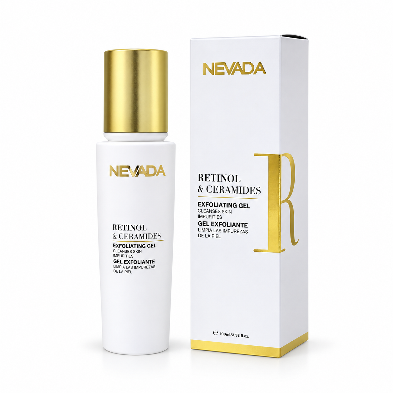 NEVADA GEL EXFOLIANTE RETINOL Y CERAMIDAS 100ML - Imagen 2
