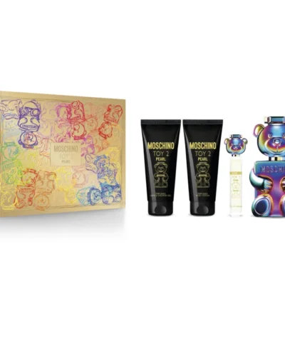 Estuche Moschino Toy 2 Pearl Unisex EDP 4Pz Perfume / Perfume Mini / Gel De Ducha / Afther Shave