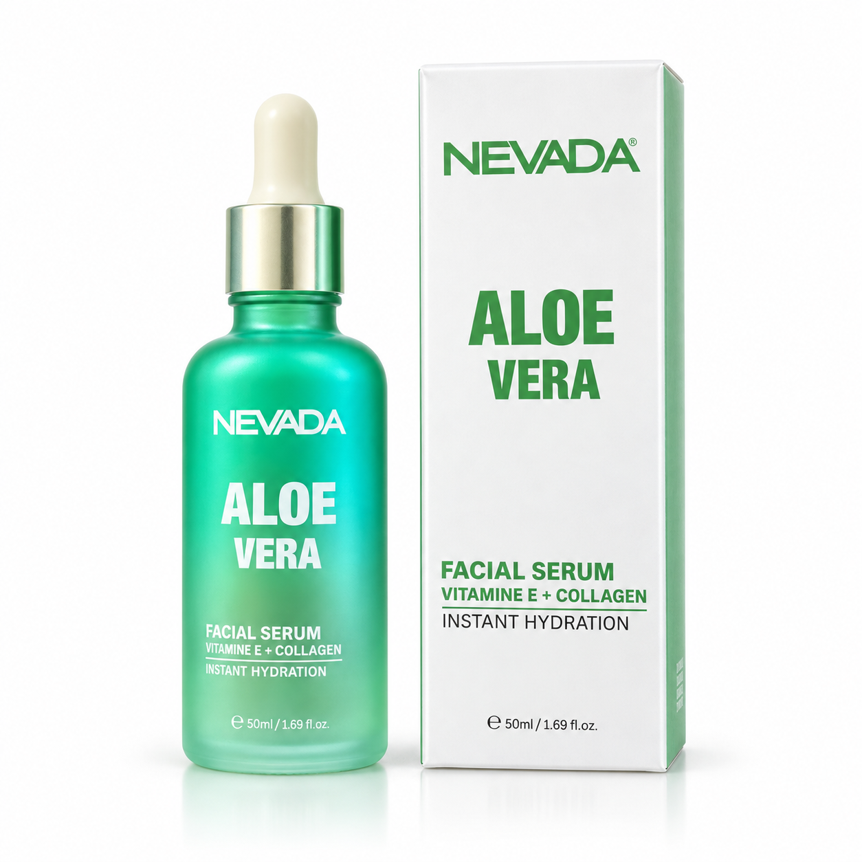 NEVADA SERUM FACIAL HIDRATACION RAPIDA ALOE VERA 50ML - Imagen 2