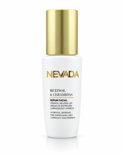 NEVADA SERUM FACIAL HIDRATA Y MEJORA LAS LINEAS DE EXPRESIÓN RETINOL Y CERAMIDAS 30ML