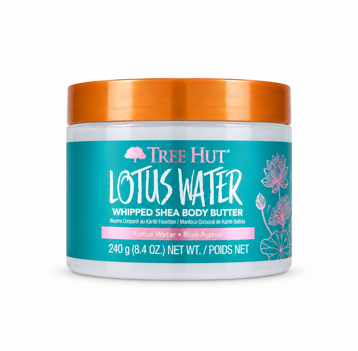 TREE HUT MTQ CORPORAL LOTUS WATER 240G - Imagen 1
