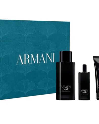 Estuche Giorgio Armani By Armani Code EDT Hombre 3Pz Perfume 125ml / Perfume Mini 15ml / Showe Gel 75ml