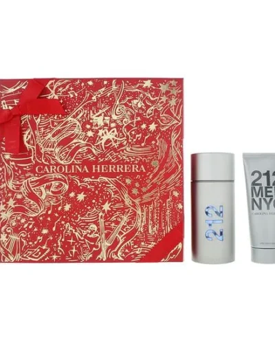 Estuche Carolina Herrera 212 Men NYC Hombre EDT 2Pz Perfume 100ml / Afther Shave