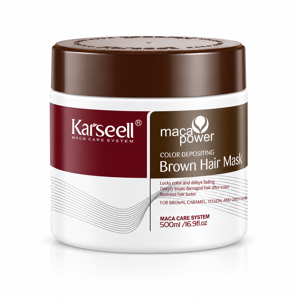 KARSEELL MACA ESSENCE REPAIR COLLAGEN BROWN 500ML (CREMA) - Imagen 1