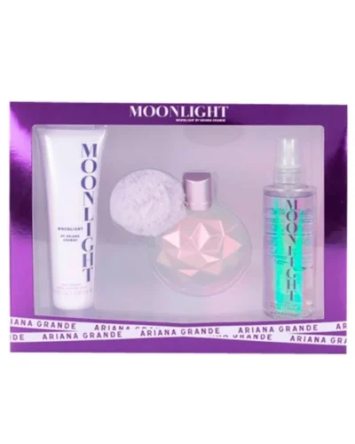 Estuche Ariana Grande Moonlight Mujer 3PZ Perfume + Body Splash + Crema