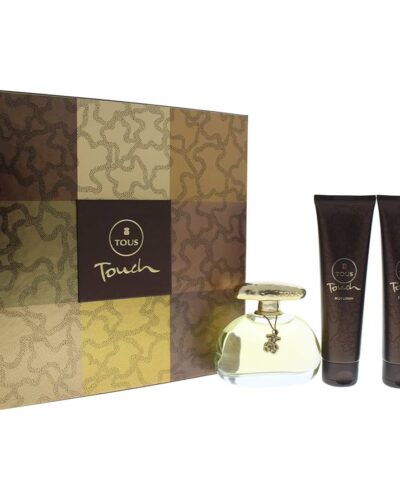 Estuche Tous Touch Original Gold Mujer EDT 3Pz Perfume 100ml / Gel De Ducha / Crema Corporal