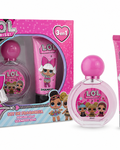 Estuche L.O.L Surprise 3 en 1 Mujer EDT 2pz Perfume 50ml/Shampoo 50ml