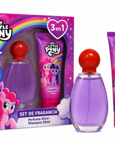 Estuche My Little Pony 3 en 1 Mujer EDT 2pz Perfume 50ml/Shampoo 50ml