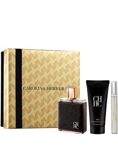 Estuche Carolina Herrera CH Men Hombre EDT 3Pz Perfume 100ml/Perfume Mini/ After Shave