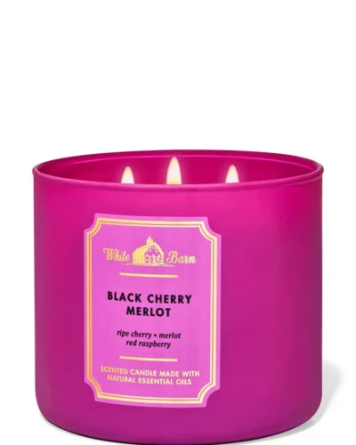 CANDELA BATH & BODY WORKS BLACK CHERRY MERLOT