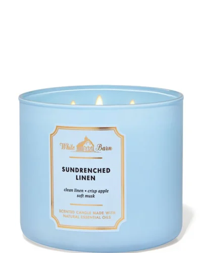 CANDELA BATH & BODY WORKS SUN-DRENCHED LINEN