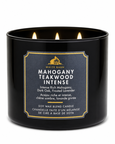 CANDELA BATH & BODY WORKS MAHOGANY TEAKWOOD INTENSE