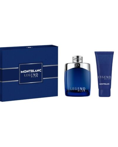 Estuche Montblanc Legend Blue Hombre EDP 3pz Perfume 100ml/Mini 7.5ml/Shower gel 100ml