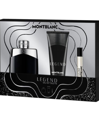 Estuche Montblanc Legend Hombre 3pz Perfume 100ml/Mini 7.5ml/Shower gel 100ml