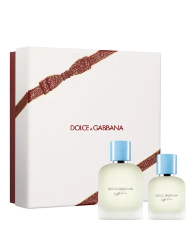 Estuche Dolce y Gabbana Light blue pour homme hombre EDT 2pz Perfume 100ml/Mini 50ml