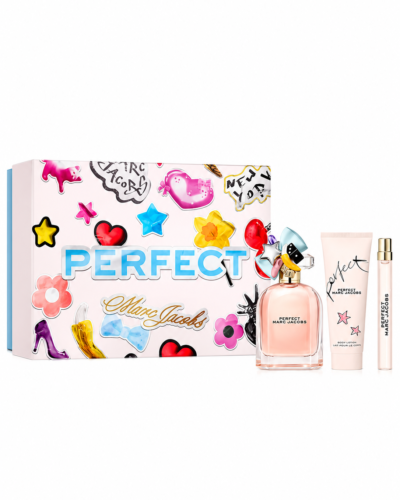 Estuche Marc Jacobs Perfect Mujer EDP 3Pz Perfume 100ml / Mini 10ml / Locion Corporal 75ml