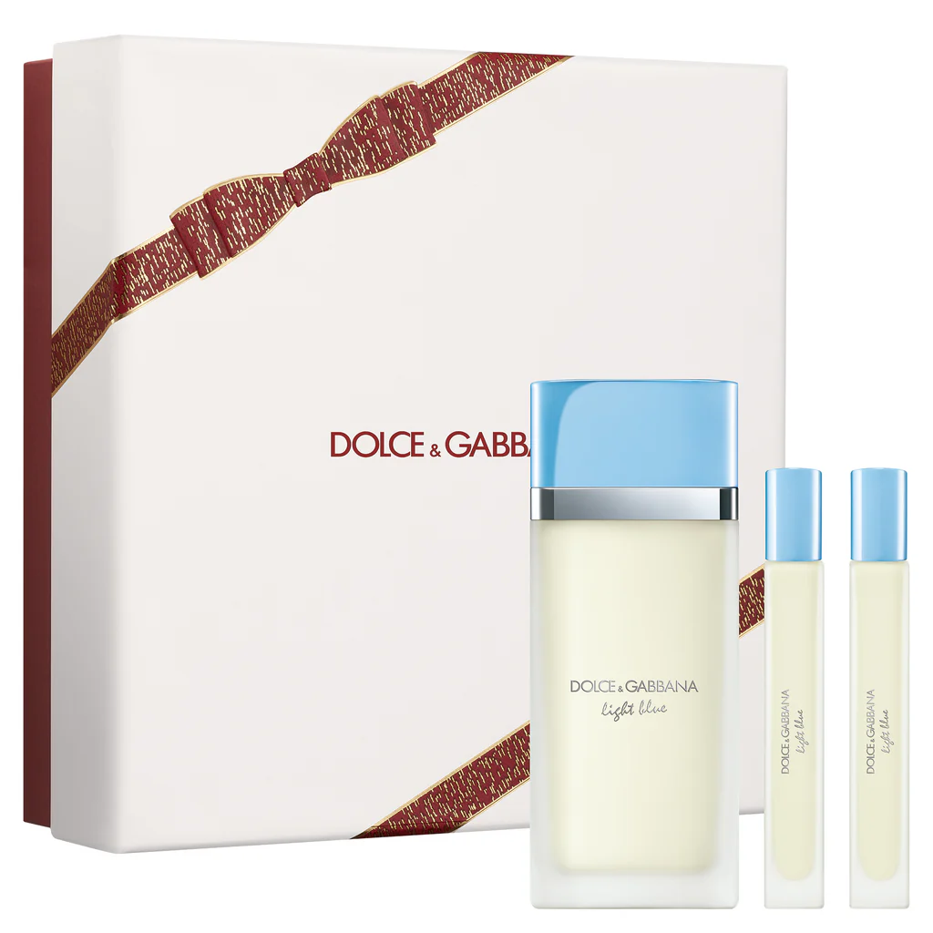 Estuche Dolce Y Gabbana Light Blue Mujer EDT 3PZ Perfume 100ml/ Mini 10ml/ Mini 10ml - Imagen 1