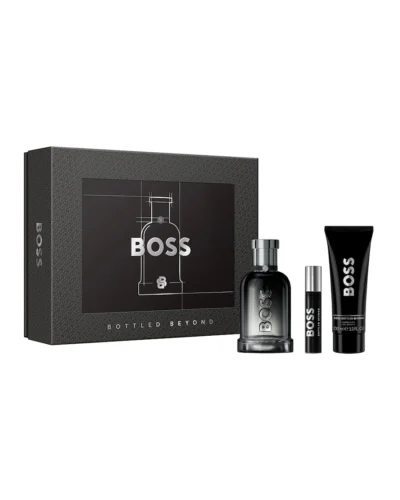 Estuche Hugo Boss Bottled Beyond Hombre EDP 3pz Perfume100ml / Shower Gel 100ml / Perfume Mini