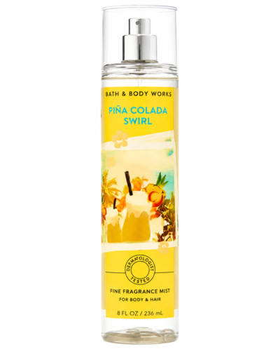 SPLASH FRAGRANCE MIST BATH AND BODY WORKS PIÑA COLADA SWIRL MUJER 236ML