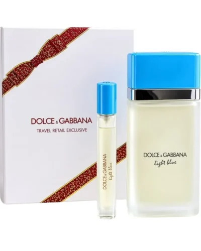 Estuche Dolce Gabbana Light Blue Mujer EDT 2pz Perfume 100ml/Mini 10ml