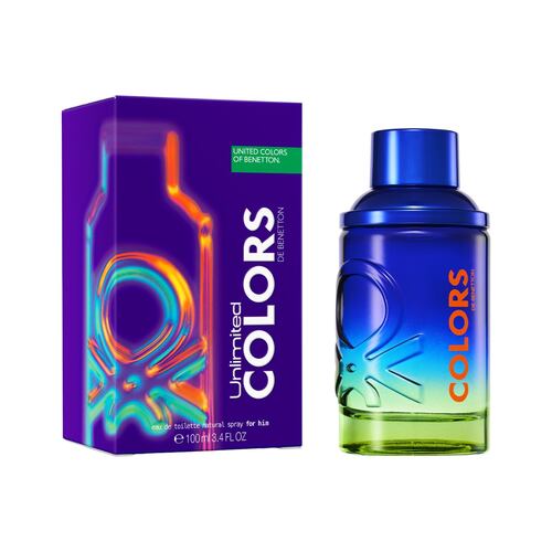 BENETTON UNITED COLORS UNLIMITED FOR HIM HOMBRE EDT 100ML - Imagen 1