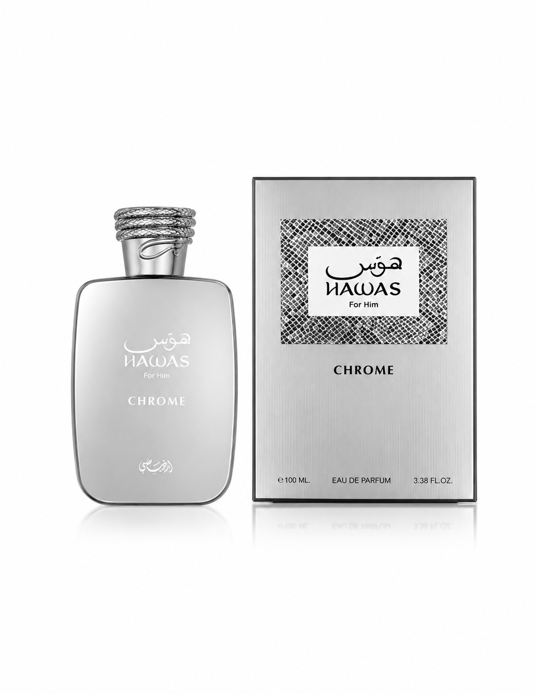 RASASI HAWAS CHROME HOMBRE EDP 100ML - Imagen 1