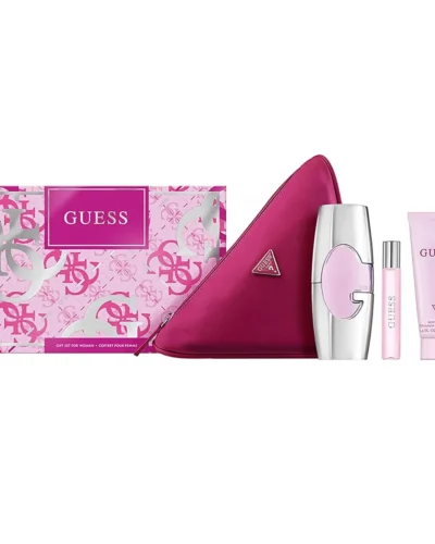 Estuche Guess Guess Dama EDP 4PZ Perfume 75ml + Mini 15ml + Crema + Cosmetiqueria