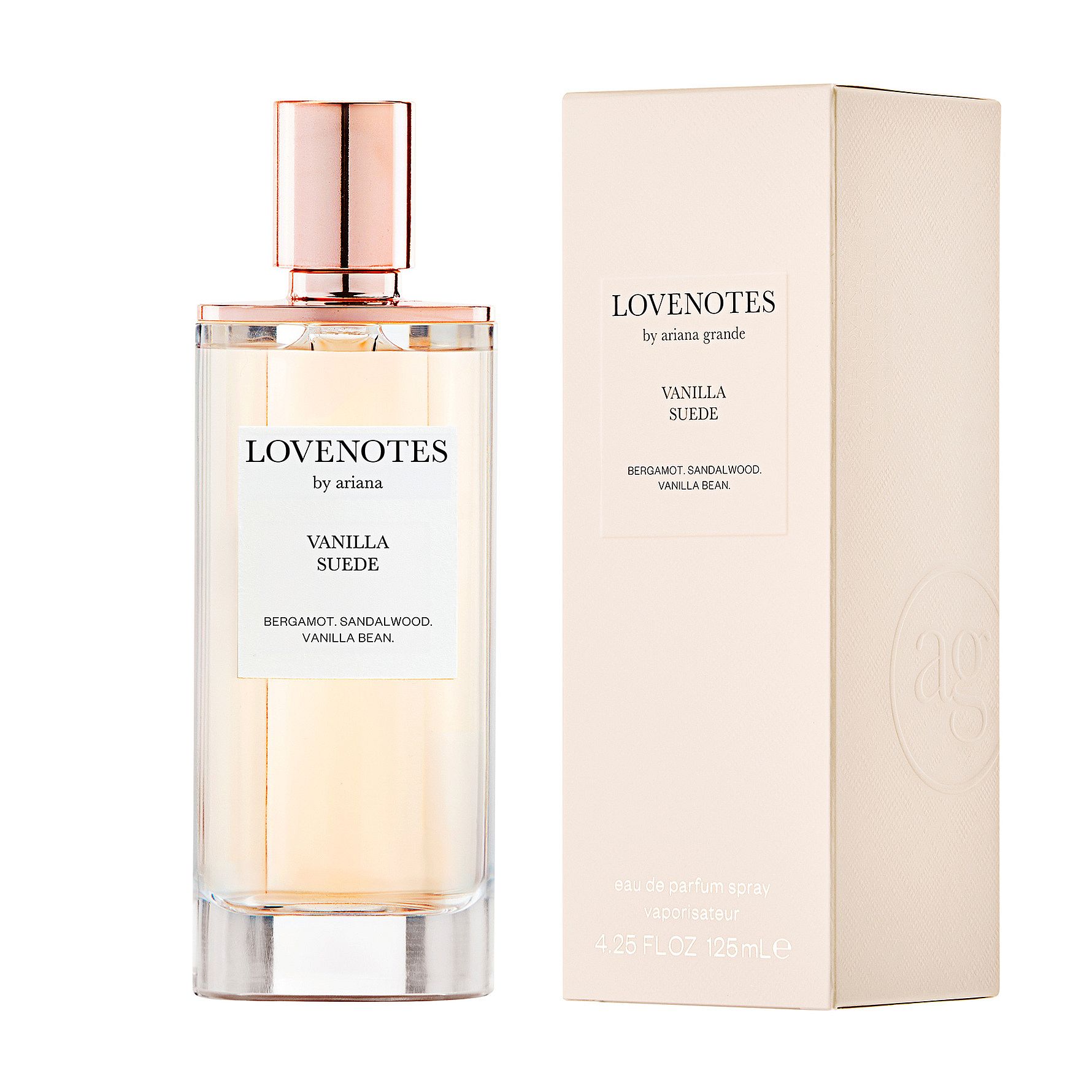 ARIANA GRANDE LOVENOTES VANILLA SUEDE MUJER EDP 125ML - Imagen 1