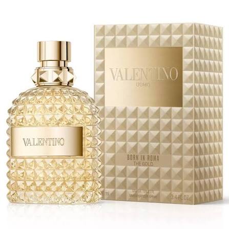 VALENTINO UOMO BORN IN ROMA THE GOLD HOMBRE EDT 100ML - Imagen 1