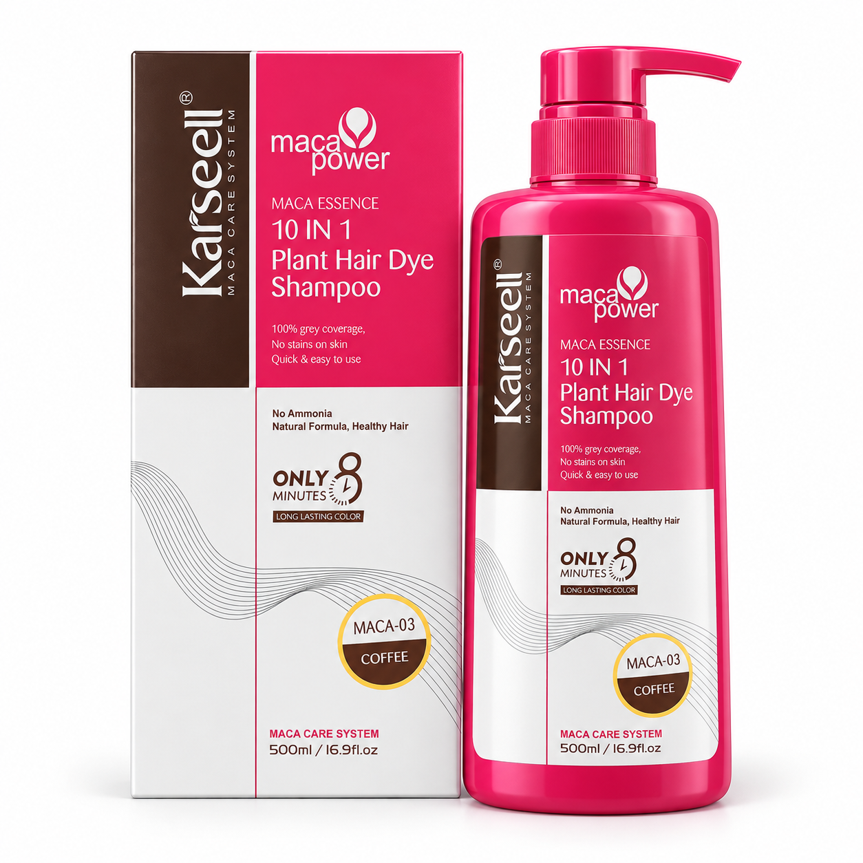KARSEELL MACA ESSENCE POWER COFFE 500ML - Imagen 1
