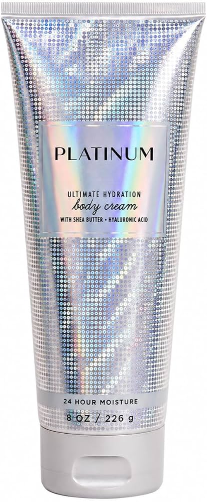 CREMA CORPORAL BODY CREAM BATH AND BODY PLATINUM MUJER 236ML - Imagen 1