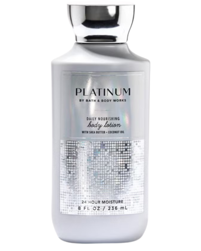 CREMA CORPORAL BODY LOTION BATH AND BODY PLATINUM MUJER 236ML