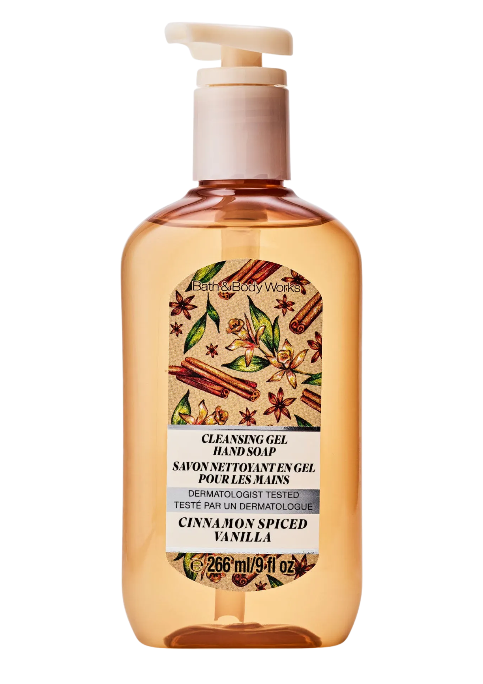 BATH AND BODY JABON DE MANOS CINNAMON SPICED VANILLA 259ML - Imagen 1