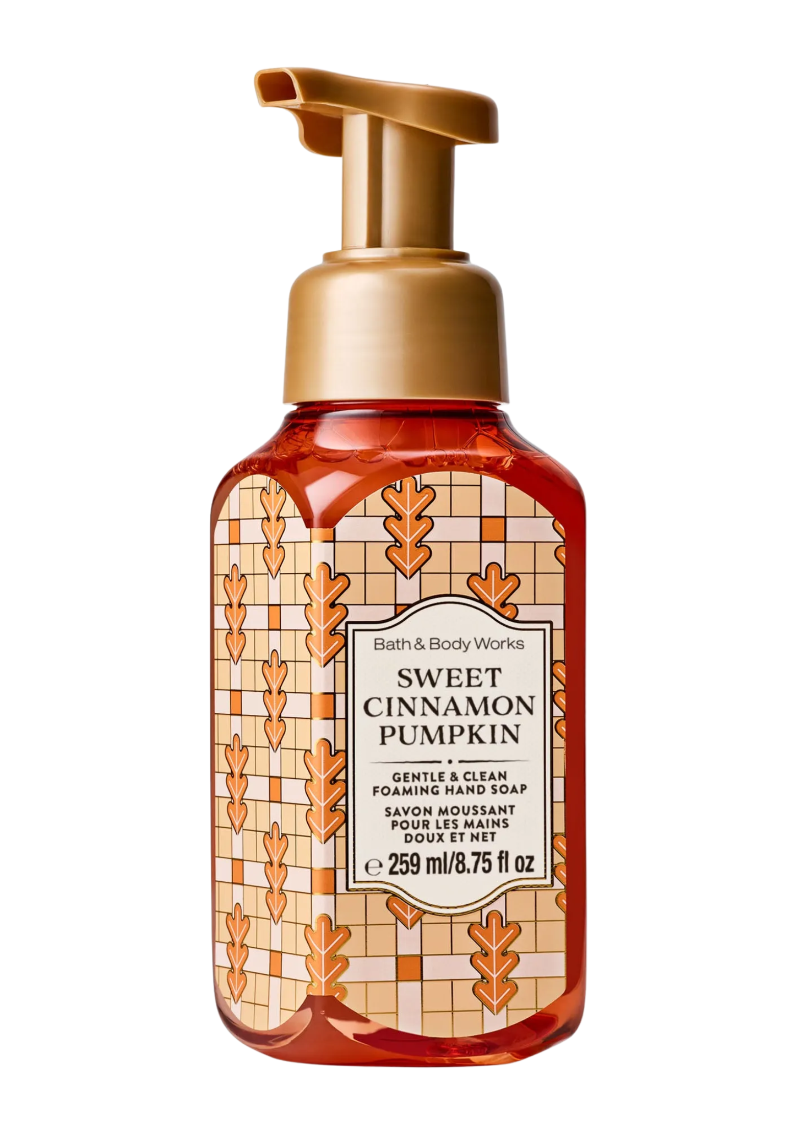 BATH AND BODY JABON DE MANOS SWEET CINNAMON PUMPKIN 259ML - Imagen 1