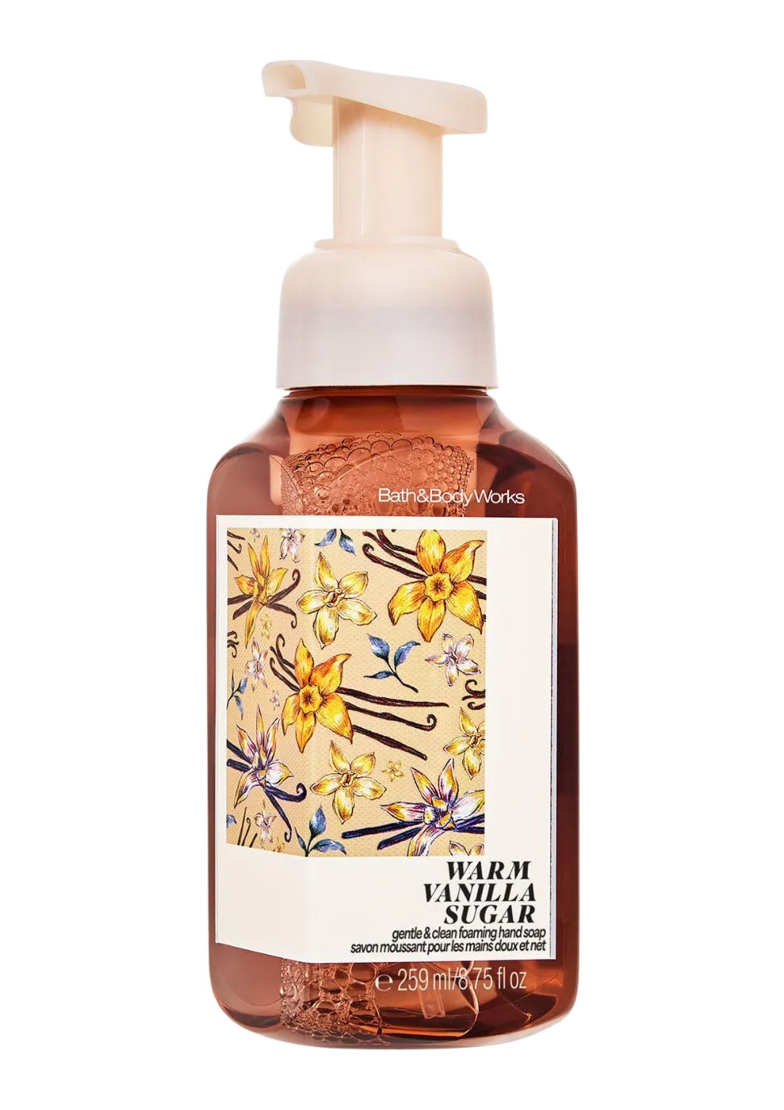 BATH AND BODY JABON DE MANOS WARM VANILLA SUGAR 259ML - Imagen 1