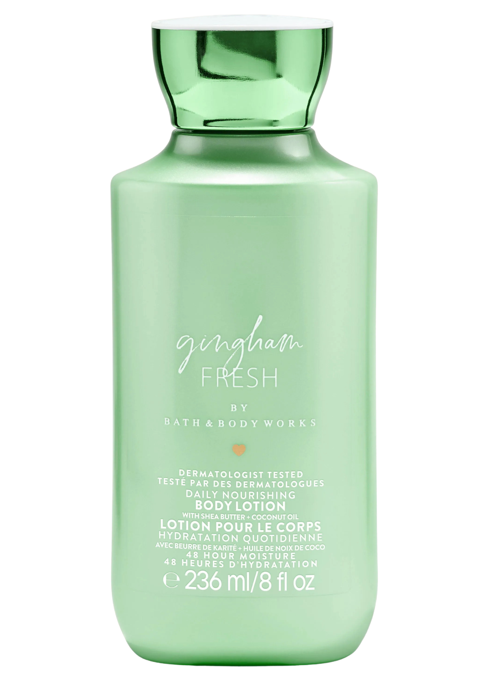 CREMA CORPORAL BODY LOTION BATH AND BODY GINGHAM FRESH MUJER 236ML - Imagen 1