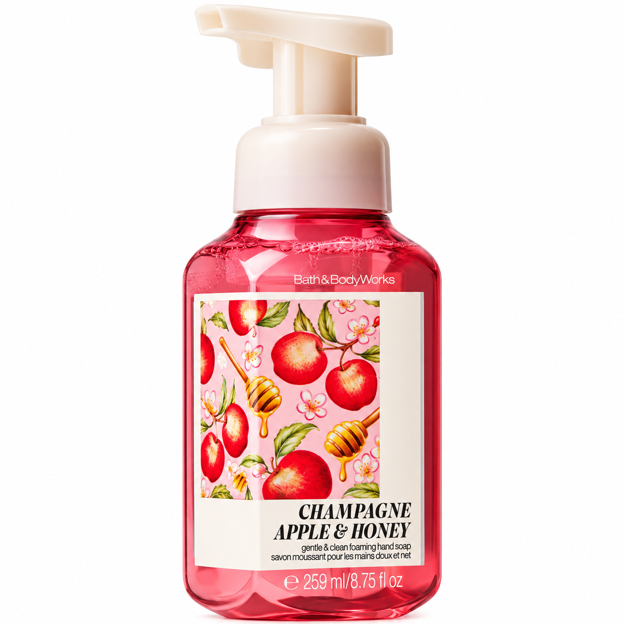 BATH AND BODY JABON DE MANOS CHAMPAGNE APPLE AND HONEY 259ML - Imagen 1