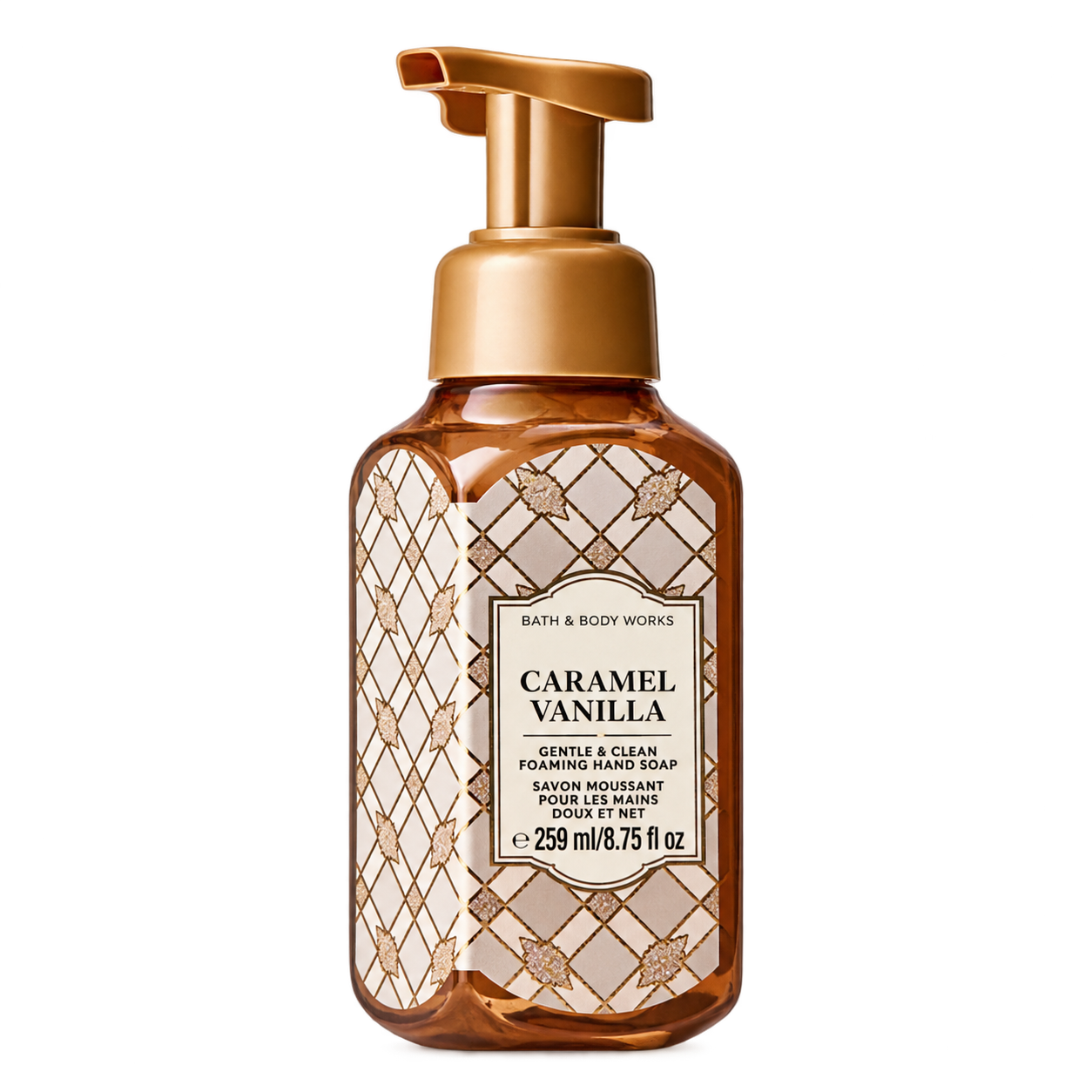 BATH AND BODY JABON DE MANOS CARAMEL VANILLA 259ML - Imagen 1